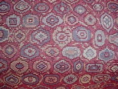 13Y Kravet 21460 Azure Blue True Red Mid Century Tapestry Upholstery Fabric