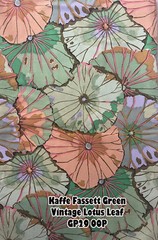 Kaffe Fassett Lotus Leaf- Green – GP29 – OOP – Rare- 1/3 yard