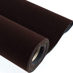 Peel and Stick Brown Velvet Flock Liner – 17.7″ x 117″ Scratch-Resistant Fabric