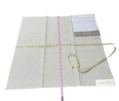 Ralph Lauren Bertrand Husk Fabric Remnant 25×25” LCF64945F Workroom Basics