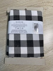 Novelty Cotton Fabric 1 Yard Precut Loops & Threads Black/White Buffalo Check