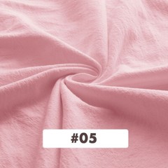 1.4*0.5M Faux Linen Fabric Cotton Pleated Cloth Soft Fabric DIY Dress Crafts
