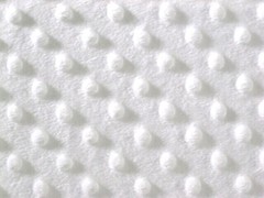 WHITE MINKY CUDDLE DIMPLE DOT PLUSH KNIT SEW QUILT CRAFT FABRIC BTY & PRECUTS