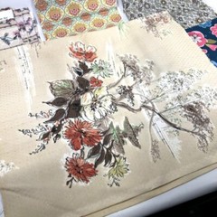 Vintage Bryant House n Home Joann Floral Flower Fabric Material Bulk Lot of 6 Pc