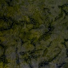 “Leaf Storm” Batik, Tossed Wispy Leaves, Olive Green, Gray & Black BTHY or BTY