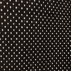 BLACK WHITE SWISS DOT TWEED FABRIC 58″ BY THE SMAL POLKA DOT FASHION FABRIC