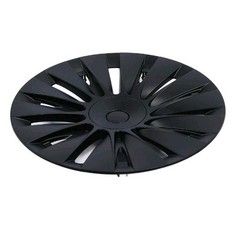 4pc 19-inch matte black wheel covers designed for the Tesla Model Y