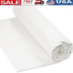 100% Cotton Muslin Fabric 59 inch x 2 Yards Bleached Muslin Linen for Sewing