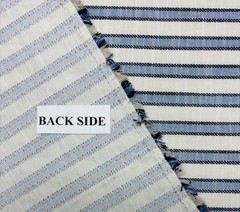 BALLARD DESIGNS BYARS BLUE InsideOut® PERFORMANCE STRIPED FABRIC BY YARD 54″W
