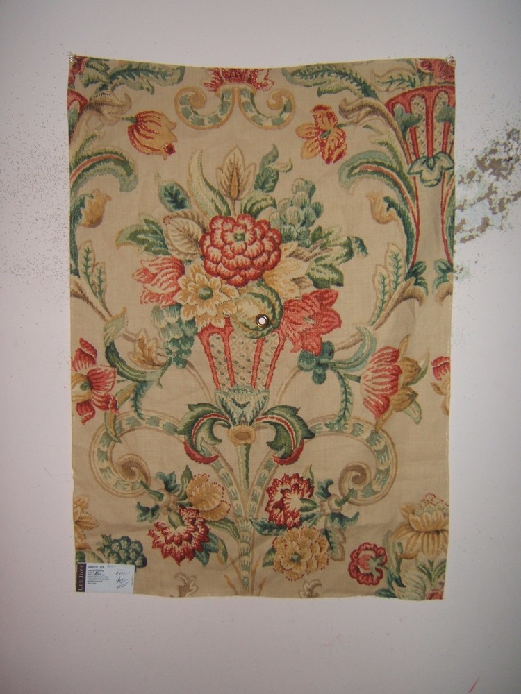 Lee Jofa, Harewood Handblocked Print, Floral, Remnants, Various Colors and Sizes