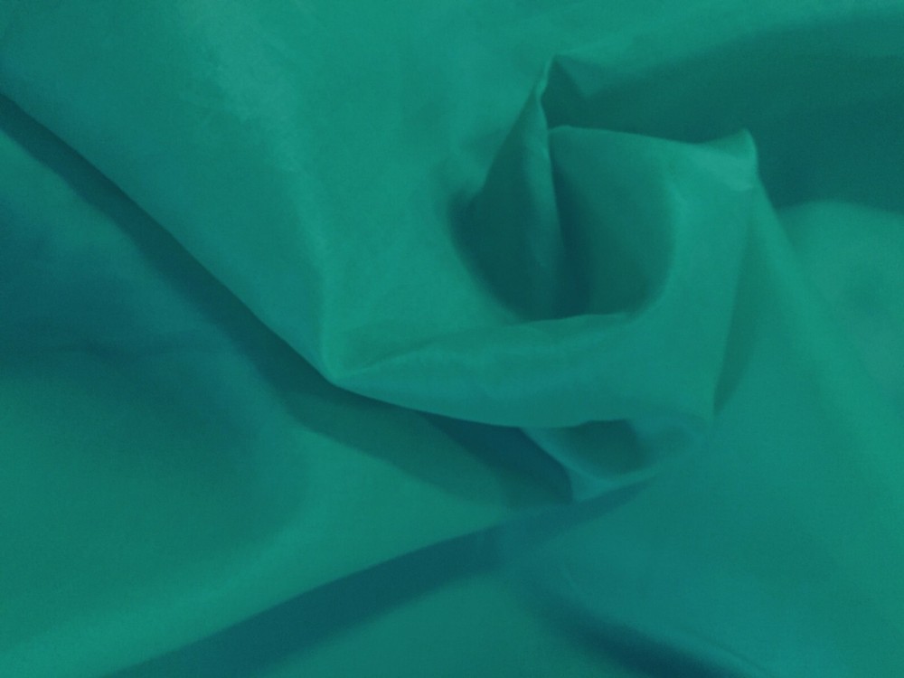PEACOCK BLUE-GREEN Light Weight POLY Mid Sheen Lining Fabric