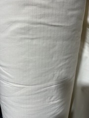 POLY COTTON RIPSTOP Natural White APPAREL 7oz FABRIC BY 1 YARD 66”W