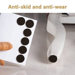 12 Pcs Black Self Adhesive Felt Sheets 8.3 x 11.8 Inch