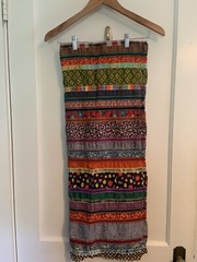 Ethnic Bohemian Boho fabric Multi Pattern Hippie 50” X 34” Material