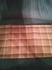 PLAID COTTON FABRIC LOT – YELLOW, BROWN, LAVENDER, RED, BLUE, WHITE & RUST