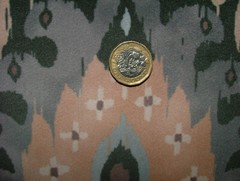 1.5m iLiv Kasbah Anthracite Ikat Soft Velvet Fabric Cushion Curtain Upholstery