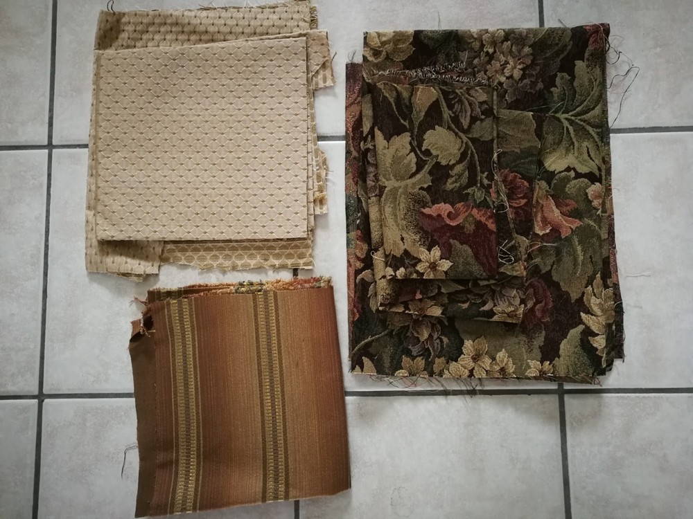 Fabric Mixed Lot Junk Journals Crafts 0.7kg