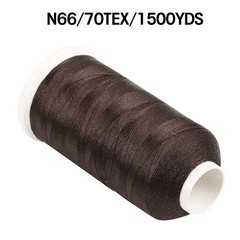 Desirable Life Bonded Nylon N66 Sewing Thread Tex 70 (T70 #69) 210D/3, Brown