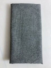 Heavyweight Charcoal Gray Wool 61″ Last Half Yard Left Craft Project