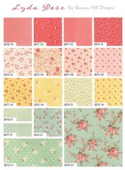 Lyda Rose Moda Charm Pack 42 100% Cotton 5-inch Precut Cotton Fabric Squares
