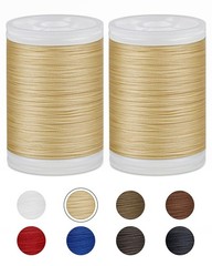 330 Yards FIVEIZERO Extra Strong Upholstery Thread,Cream Bonded Nylon Thread …