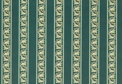 WILLIAM MORRIS CURTAIN FABRIC Red Car Stripe 3 METRES EMERY BLUE LITTLE BOOK