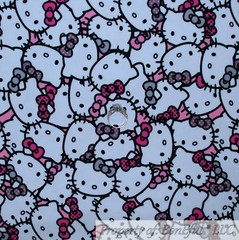 BonEful FABRIC FQ Cotton KNIT Red White Disney Minnie Mouse Girl Dot Bow Dress S