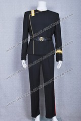 Starfleet Costume for Star Trek The Wrath of Khan Khan Cosplay Uniform