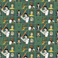 Marvel Fabric Loki Nexus Event 100% Cotton From Camelot BTY