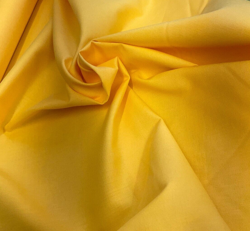 ROBERT KAUFMAN – KONA COTTON #RB-K001-1089-CORN YELLOW- 3/4 YARD