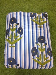 25 Yard Indian Cotton Handmade Print Fabric Sanganeri Hand Block Printed Fabric