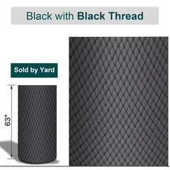 63″ Quilted Faux Leather Fabric Diamond Stitch PU Upholstery for Car Headliner