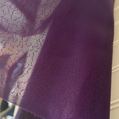 SILK PURPLE FABRIC 10 Yards x 21 Inches Wide or 360 Inches x 21 Wide