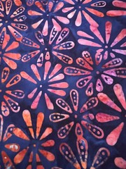 6 yards x 44″. Anthology Batik Fabrics.