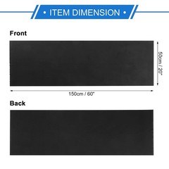 Car Headliner Replacement Fabric 20″ x 60″ Black Interior Trim DIY Roof Repair
