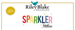 Riley Blake SPARKLER BASICS 650S White Silver Gold Metallic Quilt Fabric