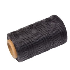 Waxed Thread 284 Yards 150D 0.8MM Leather Sewing 0.8 mm, Black