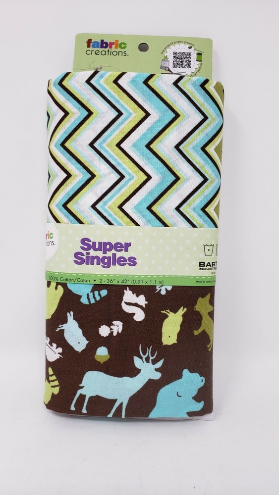 Fabric Creations Super Singles 2 Yards 100% Cotton – New