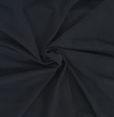 Black Pre Washed Cotton Fabric Jersey Knit by the Yard 280GSM 3/19