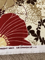 RICHLOOM AMELIA PRINTED COTTON DECORATOR FABRIC GRAFFITI – SIZE 38.25″ W x 56.5″