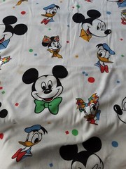 Fabric Mickey And Friends Celebration 66 L X 54 W Multicolor