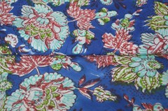 10 Yard Hand Block New Print Fabric 100%Cotton NO TARRIF CHARGES 100%✅ ZK_130