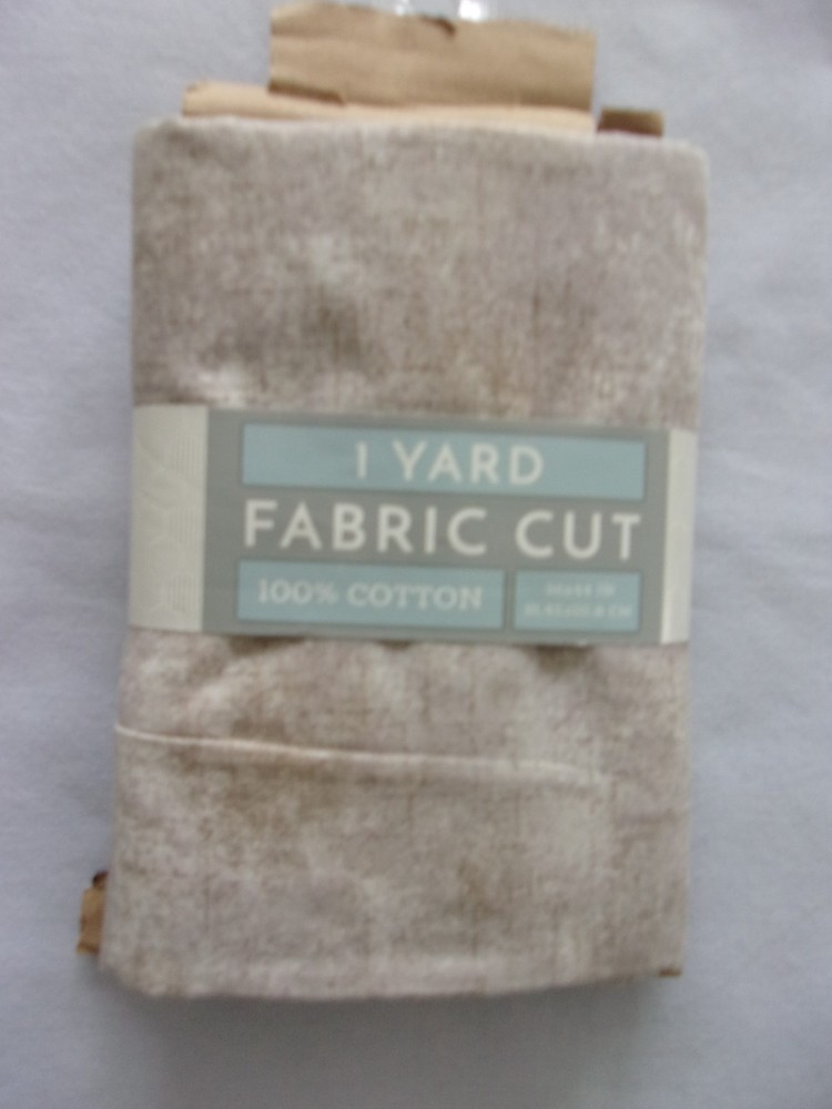 36″x45″ Fabric Cut 100% Cotton Greige Color NIP