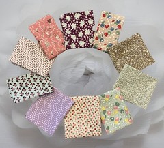 Feedsack Reproduction Fat Quarter Bundles 10 Depression Era Prints 1930s-50s NEW