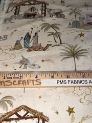 MODA 2026 Christmas Silent Night per yard 100% cotton fabric 36 x 44 Nativity 11