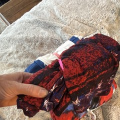 Lularoe one size pack of 6 red white & blue leggings