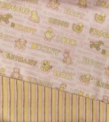 Baby Nursery Pink Yellow Elephant Bunny Debbie Mumm JoAnn Cotton Fabric YOU PICK