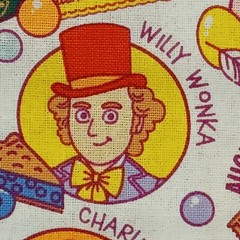 Willy Wonka & The Chocolate Factory Packed Winners Camelot 100% Cotton Fabric