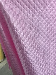 Satin Quilted Polyester Batting Fabric – PINK – 58″/60″ Width Sold By The Yard