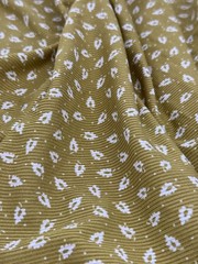Yummy RIB 2×1 Knit Print 95% Polyester 5% Spandex 58/60″ Fabric By The Yard
